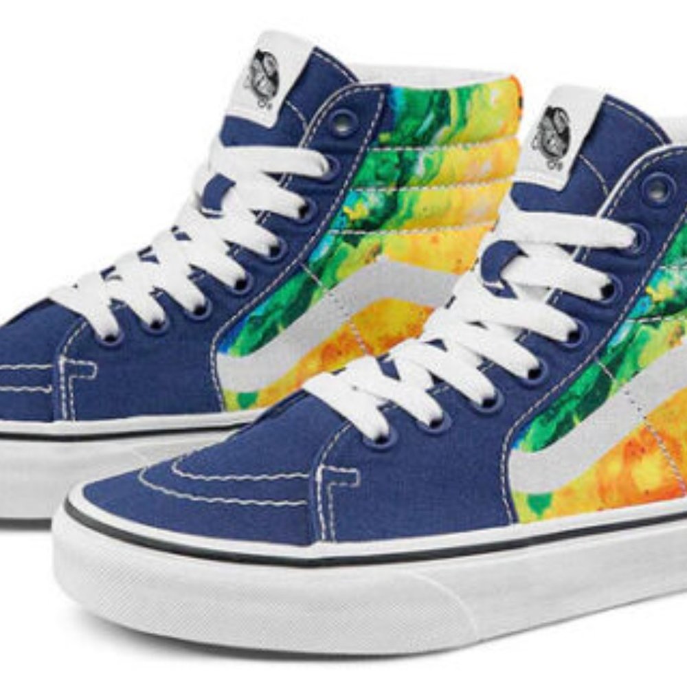 Vans Boy's SK8 Hi Crayola Mashup Melt VNOA5JMJARS NEW with TAGS - Picture 3 of 7